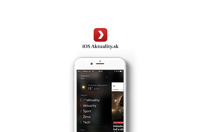iOS app Aktuality.sk