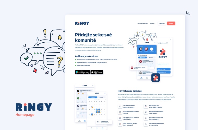 Ringy homepage